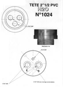 TETE PVC 2.5 POUCE 0.5